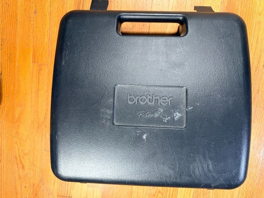 Brother P-Touch Hard Carrying Case Black Label Maker Storage Case Only